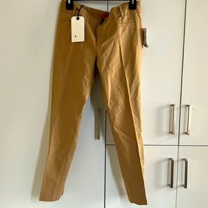 Anthropologie Cartonnier Beige Trousers Slacks Pants with ankle zip